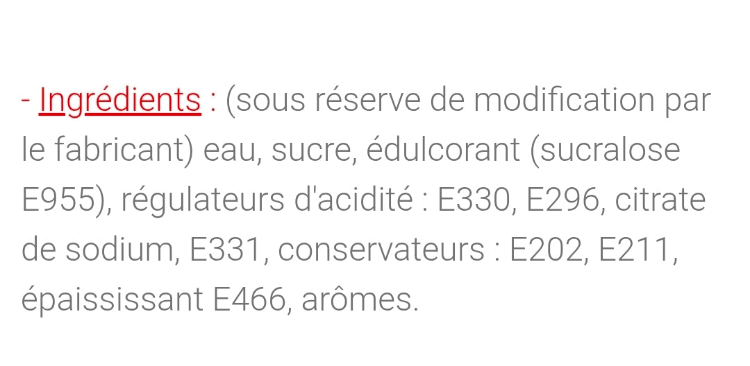 Strick acidulé