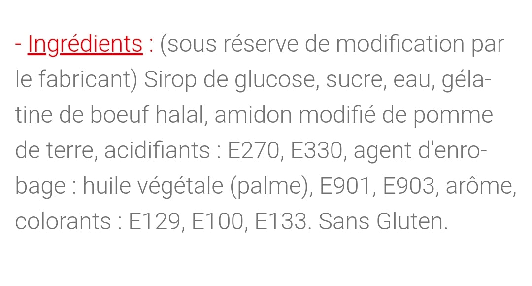 Mix Noël sucré (100g)