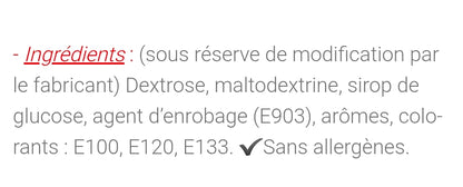 yo YO garni de petits bonbons