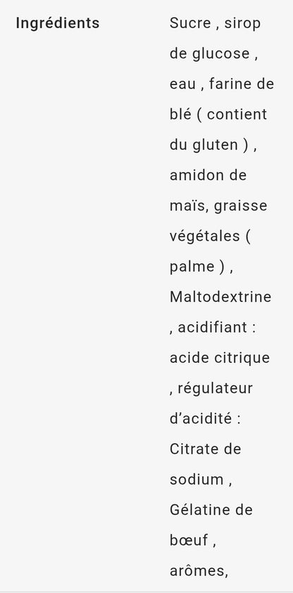 Jumbo pastèque acide  (à l'unité)
